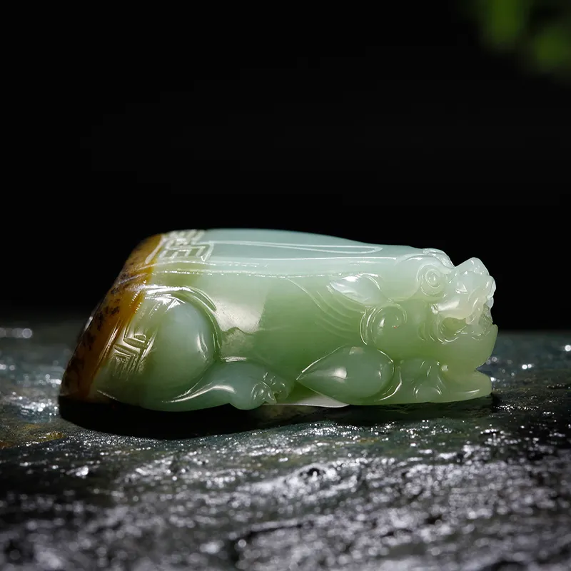 Jade Said Hetian Jade Pendants Jasper Men's-3