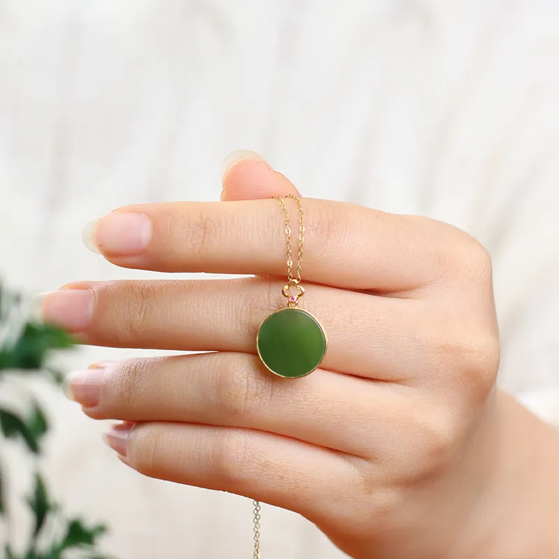 Jade Said Pendants Jasper Unisex-6