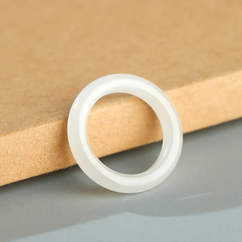 Jade Said Rings White Jade Women's-3