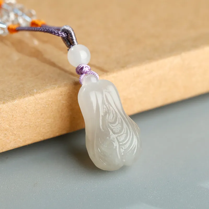 Jade Said Hetian Jade Pendants White Jade Women's-2