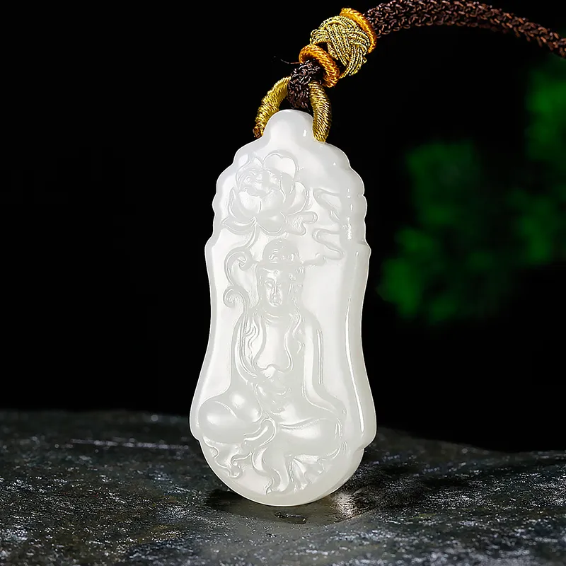 Jade Said Pendants White Jade Men's-1