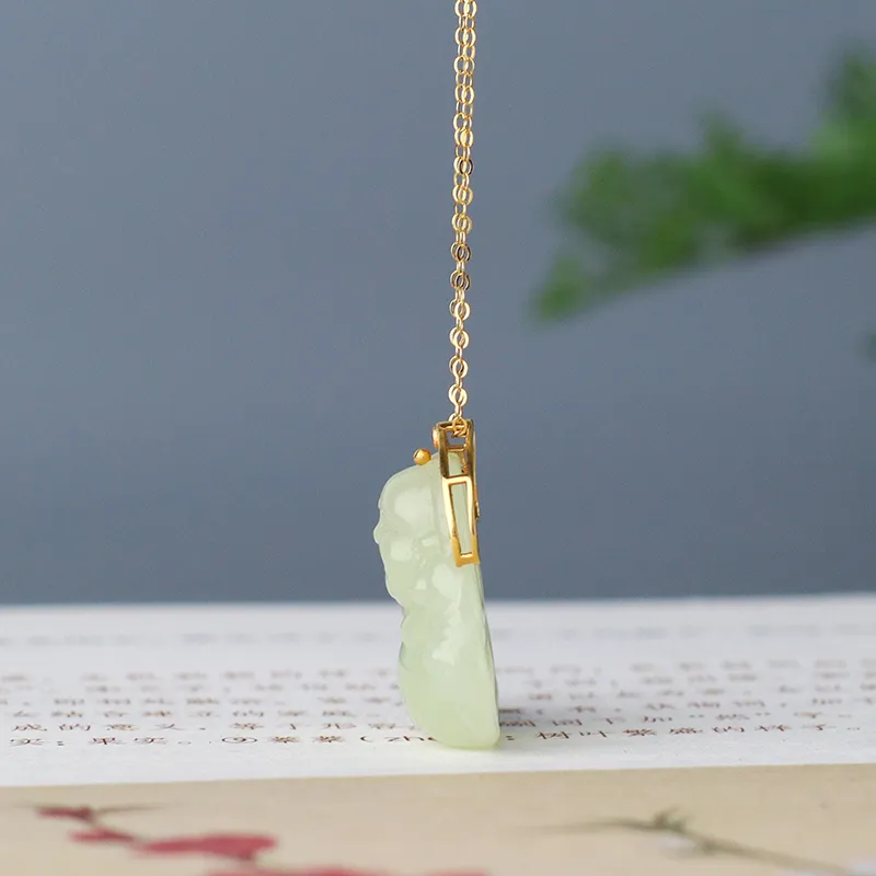 Jade Said Pendants Yellow Jade Unisex-3