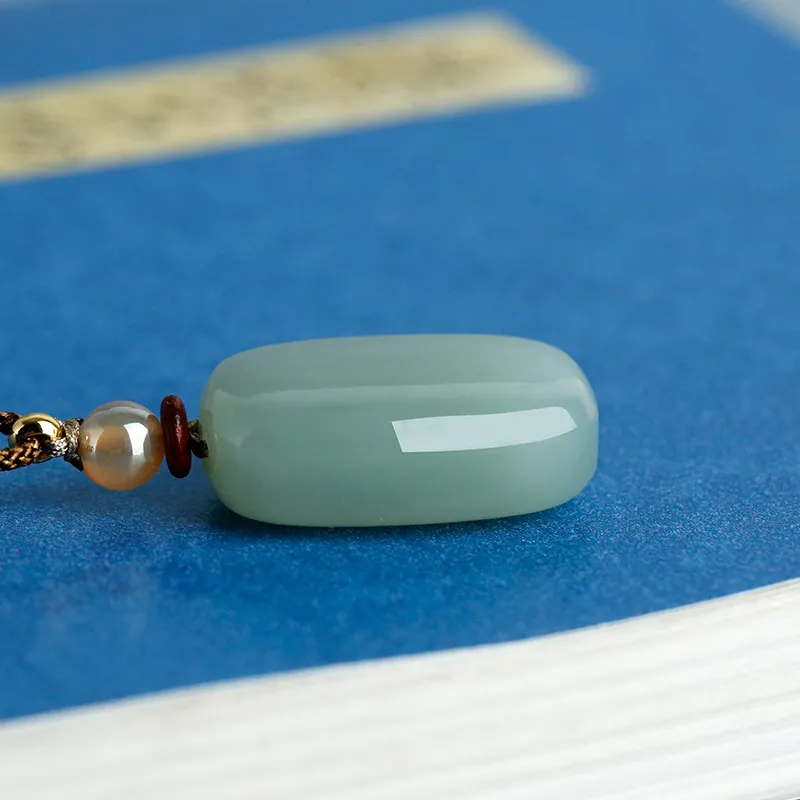 Jade Said Hetian Jade Pendants Unisex Green Jade-4