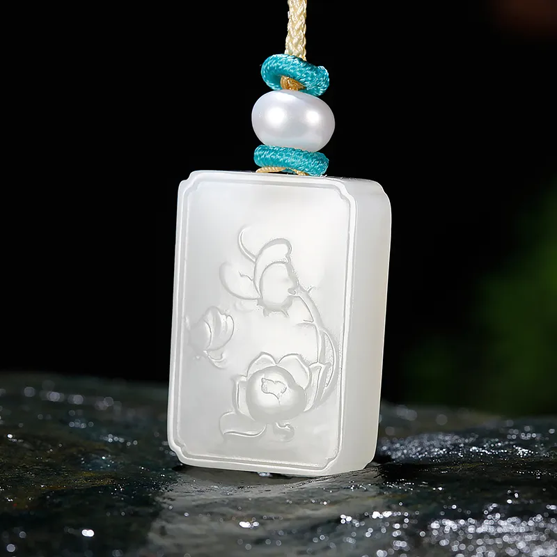 Jade Said Hetian Jade Necklaces White Jade Women's-2