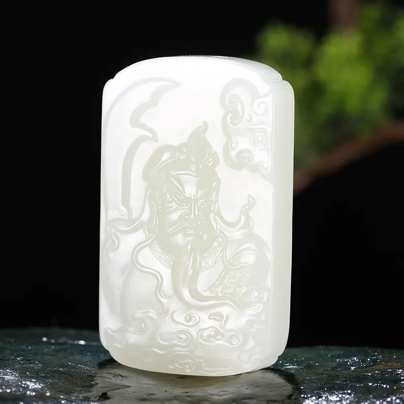 Jade Said Pendants White Jade Unisex-1