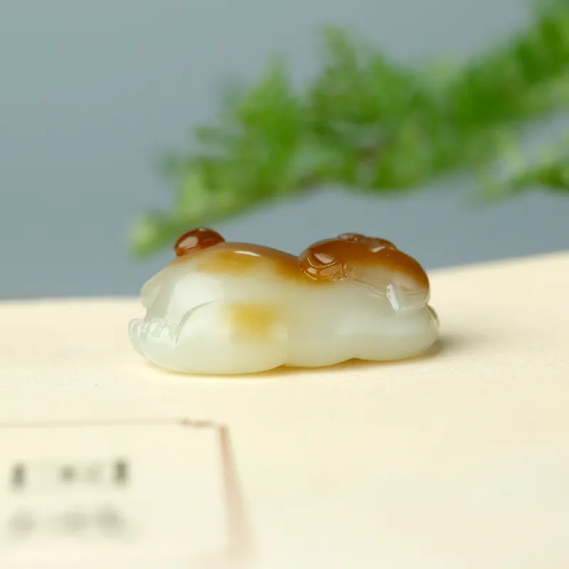 Jade Said Hetian Jade Pendants White Jade/Pale Greenish White Jade Women's-3
