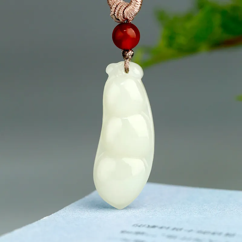 Jade Said Hetian Jade Pendants Unisex Pale Greenish-White Jade-1