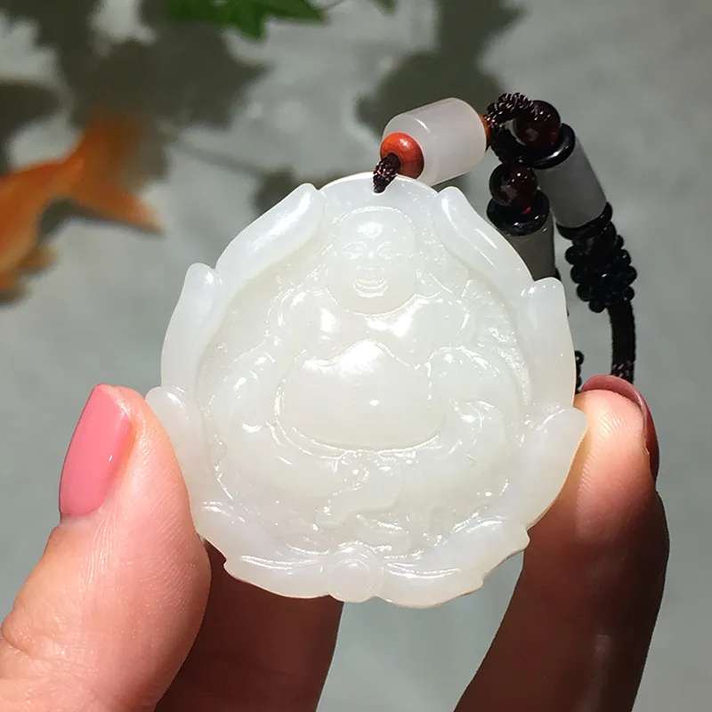 Jade Said Hetian Jade Hetian Jade Pendants Unisex White Jade-2