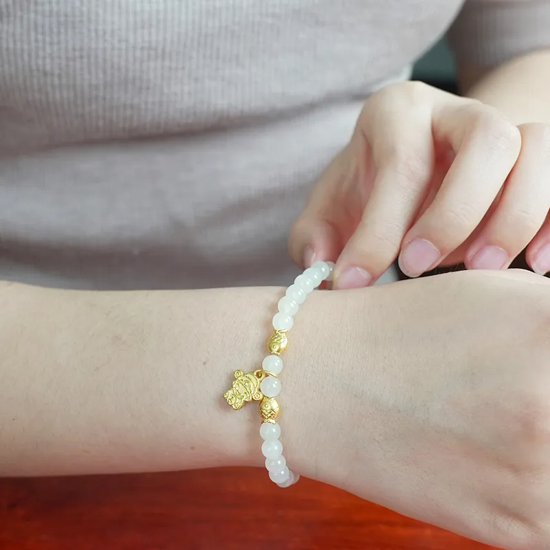 Jade Said Bracelets White Jade Women's-6