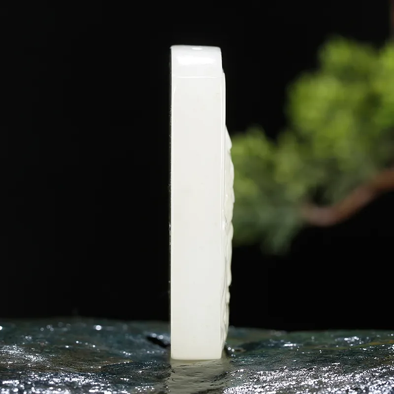 Jade Said Pendants White Jade Unisex-3