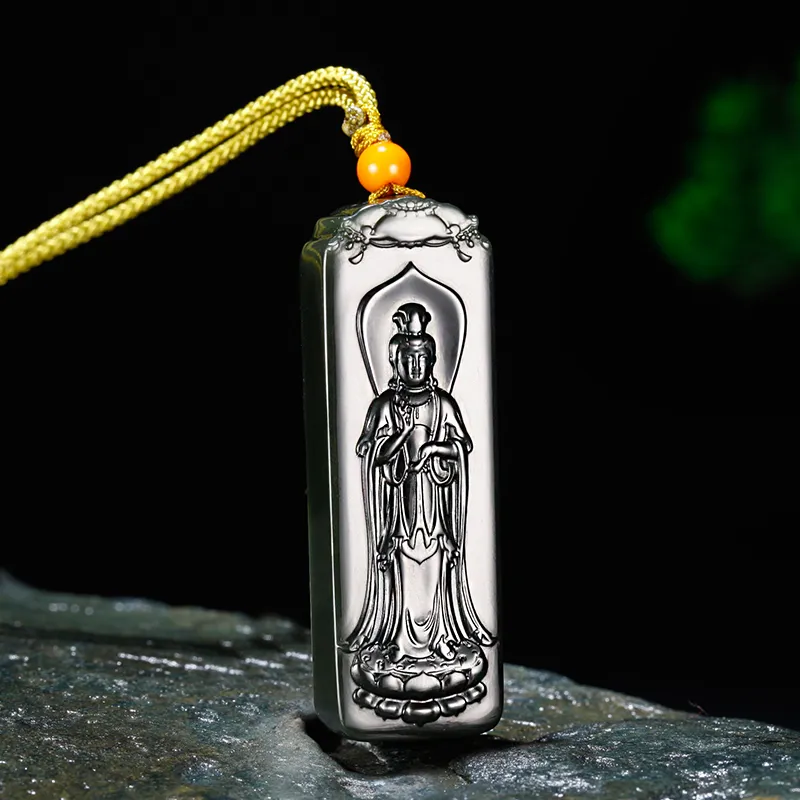 Jade Said Hetian Jade Necklaces Green Jade Men's-4