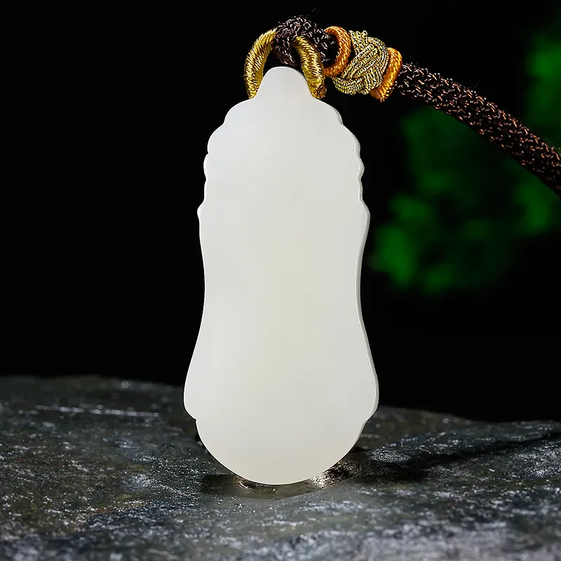 Jade Said Pendants White Jade Men's-5