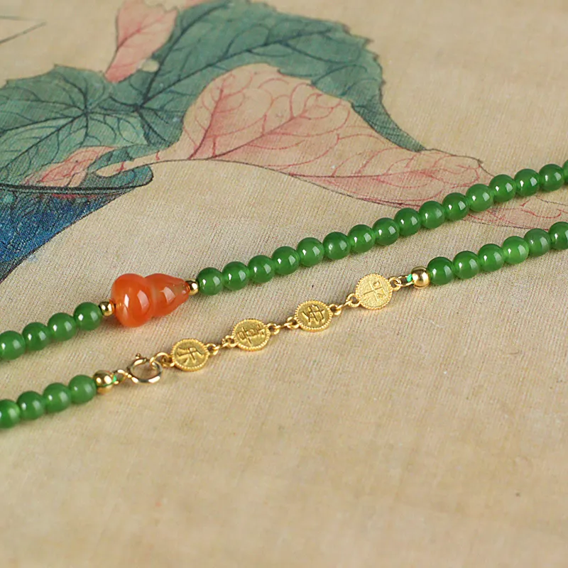 Jade Said Hetian Jade Necklaces Jasper Women's-3