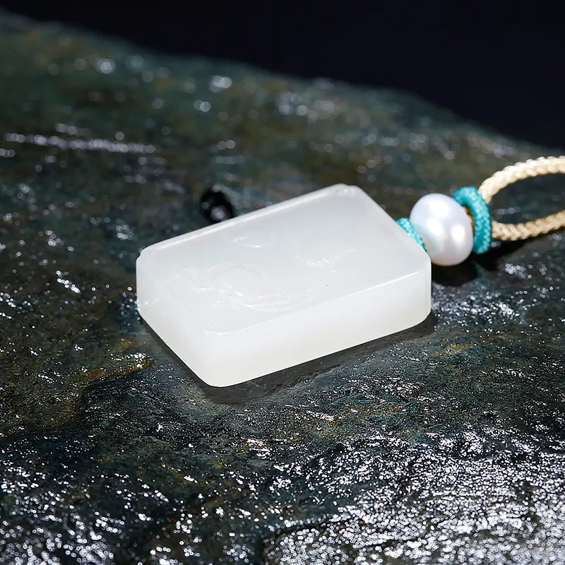 Jade Said Hetian Jade Necklaces White Jade Women's-5