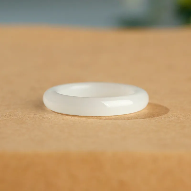 Jade Said Rings White Jade Women's-2
