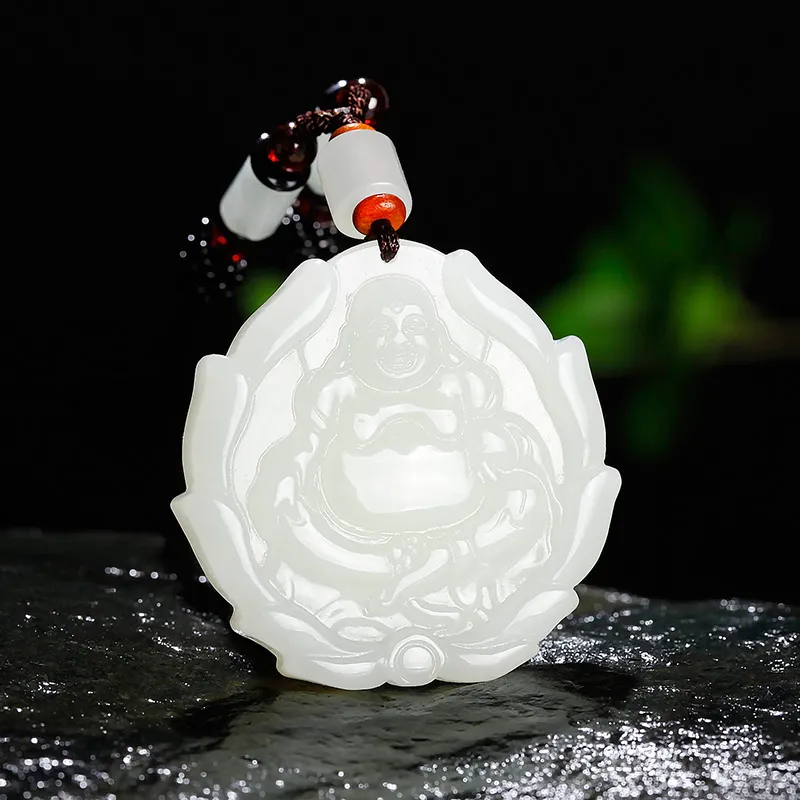 Jade Said Hetian Jade Hetian Jade Pendants Unisex White Jade-3
