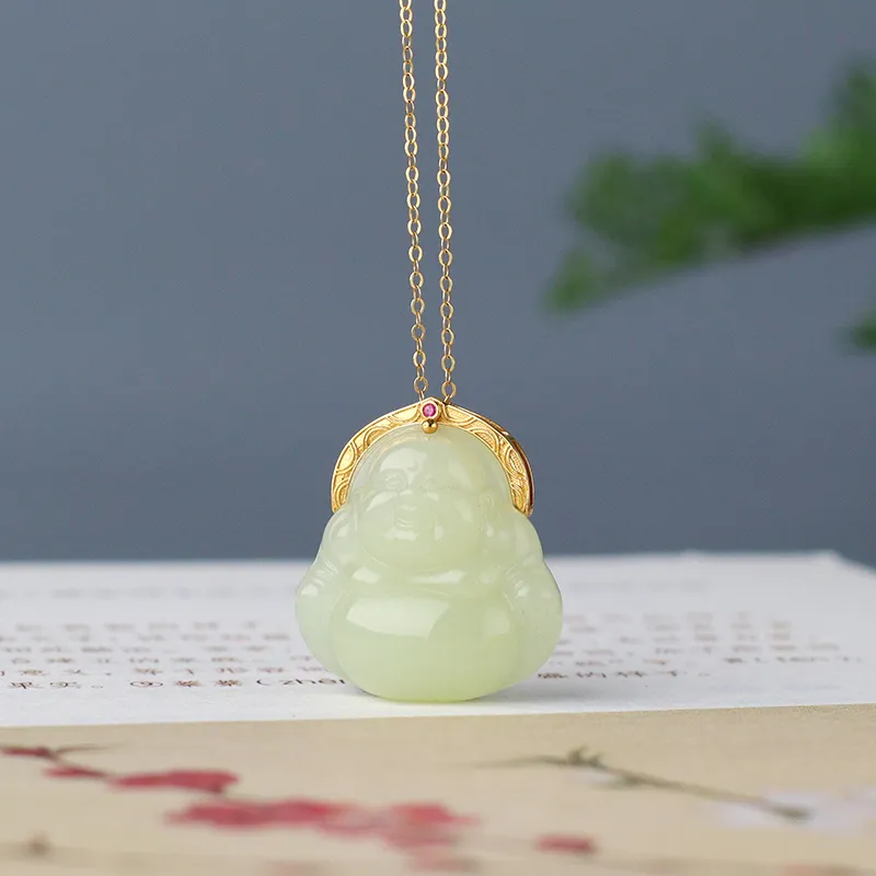 Jade Said Pendants Yellow Jade Unisex-1