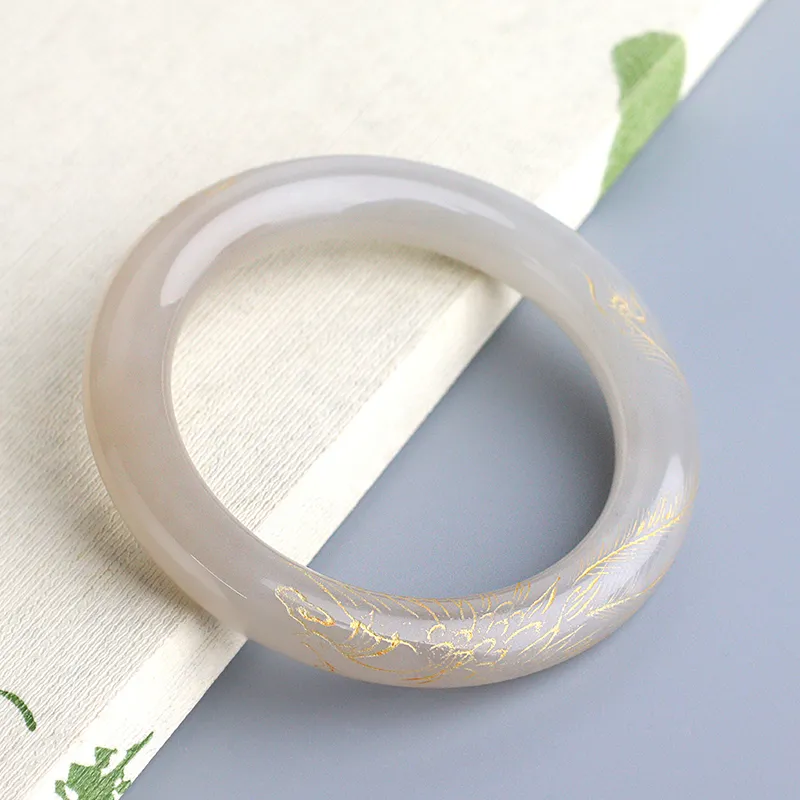 Jade Said Bangles Lotus Root Powders Women's-3