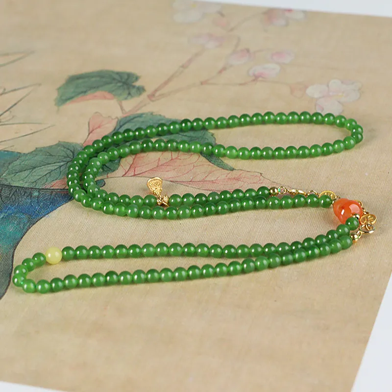 Jade Said Hetian Jade Necklaces Jasper Women's-2