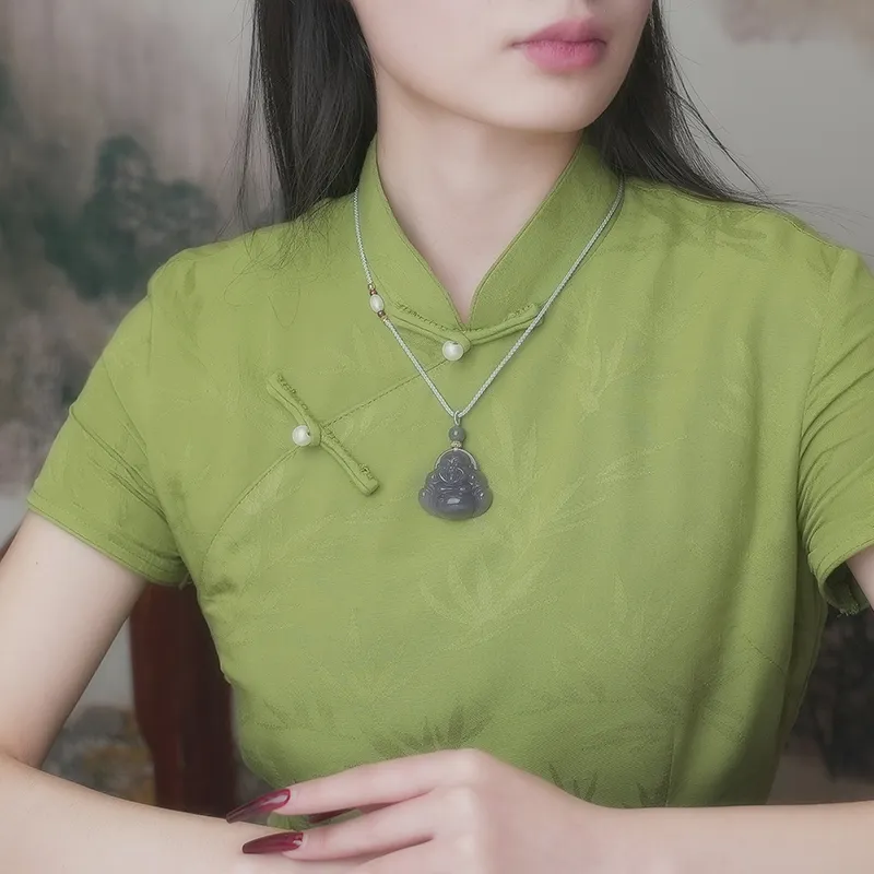 Jade Said Pendants Green Jade Women's-1
