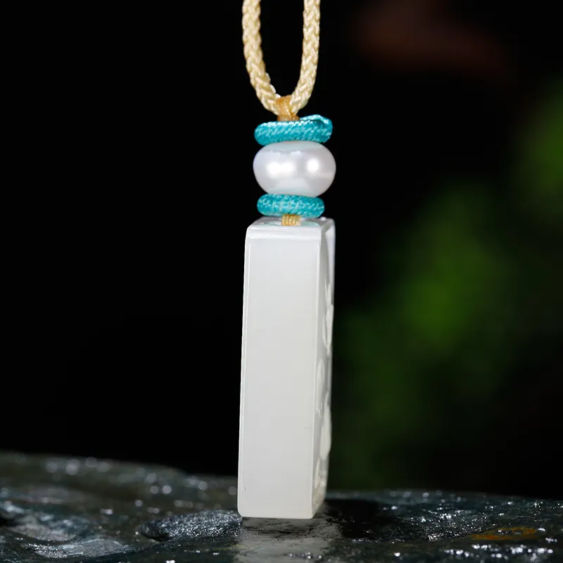Jade Said Hetian Jade Necklaces White Jade Women's-3