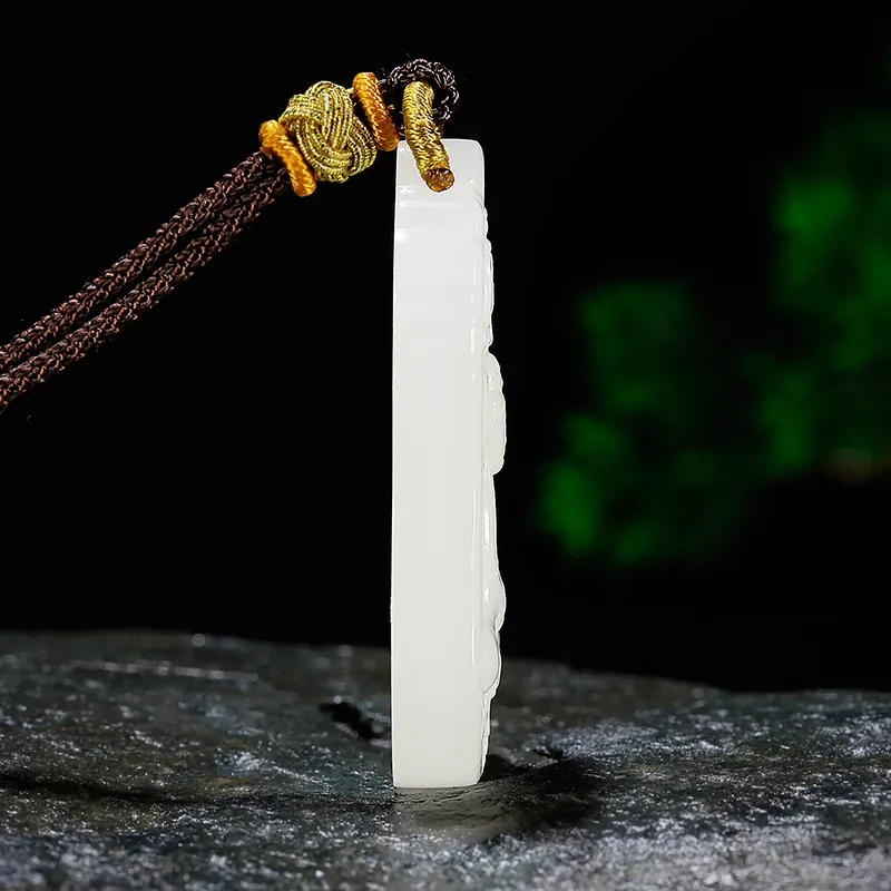 Jade Said Pendants White Jade Men's-4