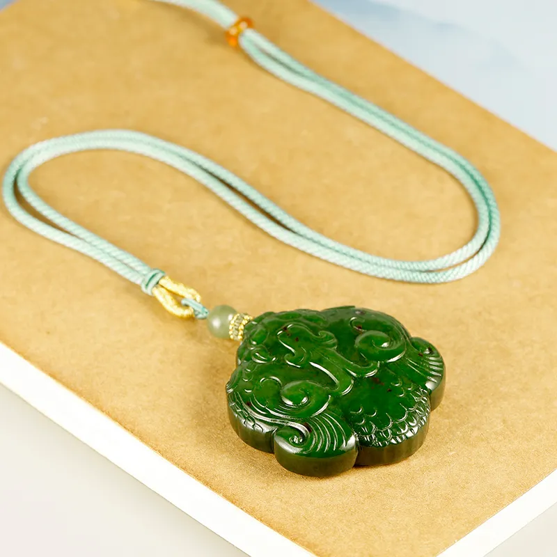 Jade Said Necklaces Jasper Unisex-5