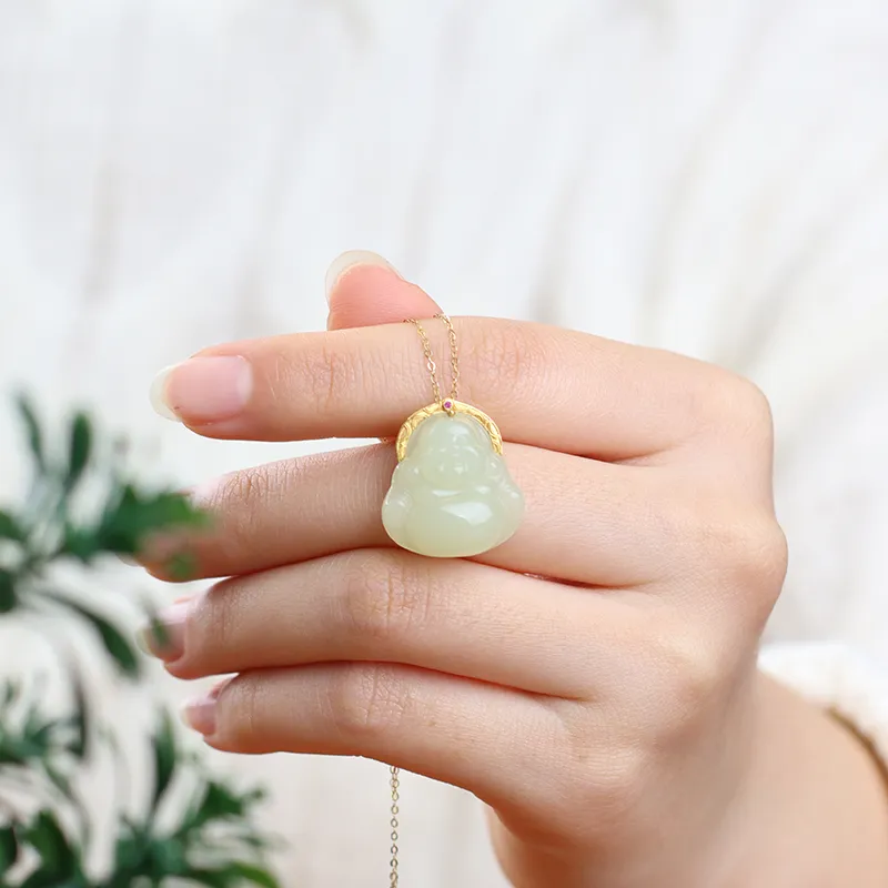 Jade Said Pendants Yellow Jade Unisex-6