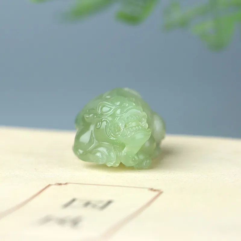 Jade Said Hetian Jade Pendants Green Jadeite Unisex-2