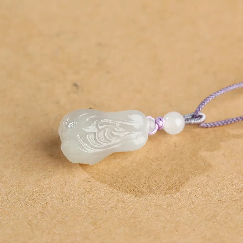 Jade Said Hetian Jade Pendants White Jade Women's-4
