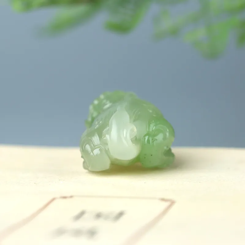 Jade Said Hetian Jade Pendants Green Jadeite Unisex-6