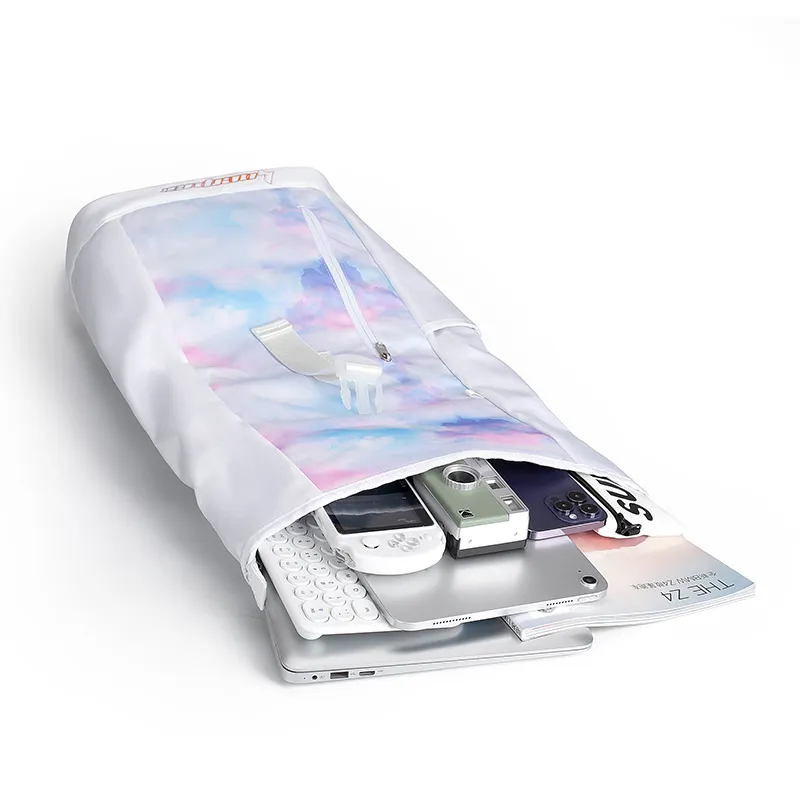 NOT ME Polyester Backpack Unisex Dazzling White-2