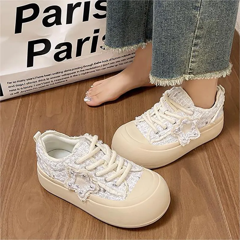 KARLIE KELLER Anti-Slip And Wear-Resistant Lightweight Support Low-Top Canvas Shoes Women's-14