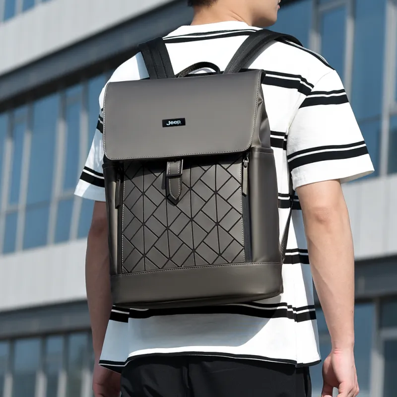 Jeep Nylon Backpack Unisex Black-11