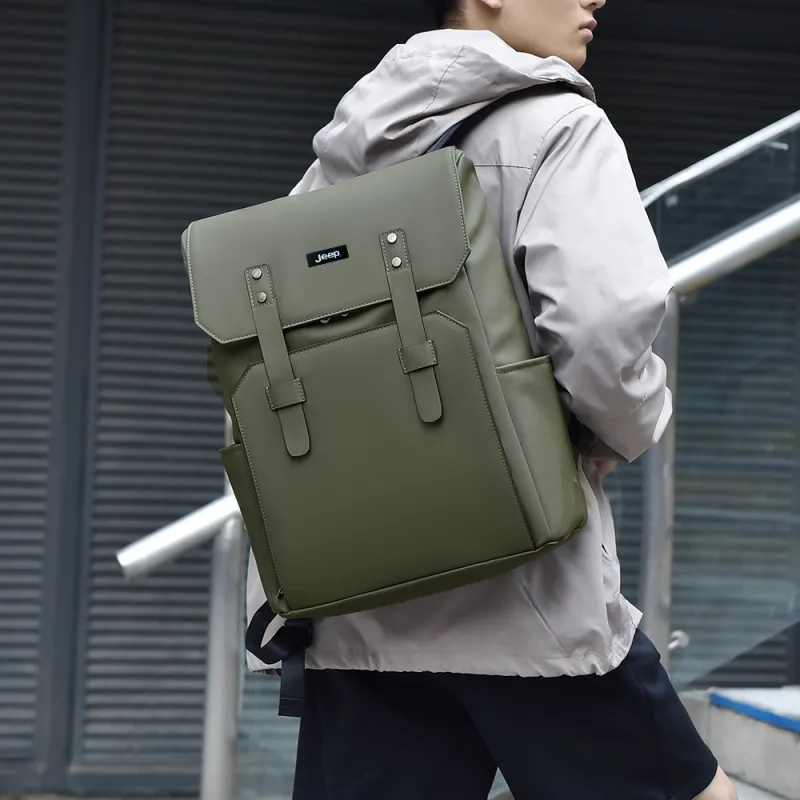 Jeep Nylon Backpack Men's Multicolor-10