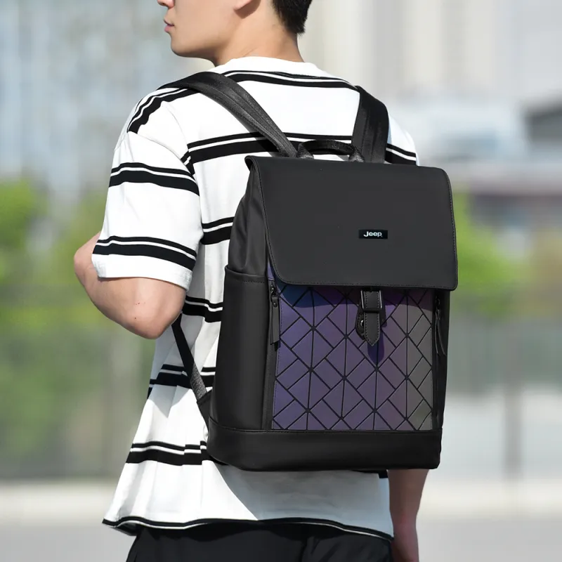 Jeep Nylon Backpack Unisex Black-2