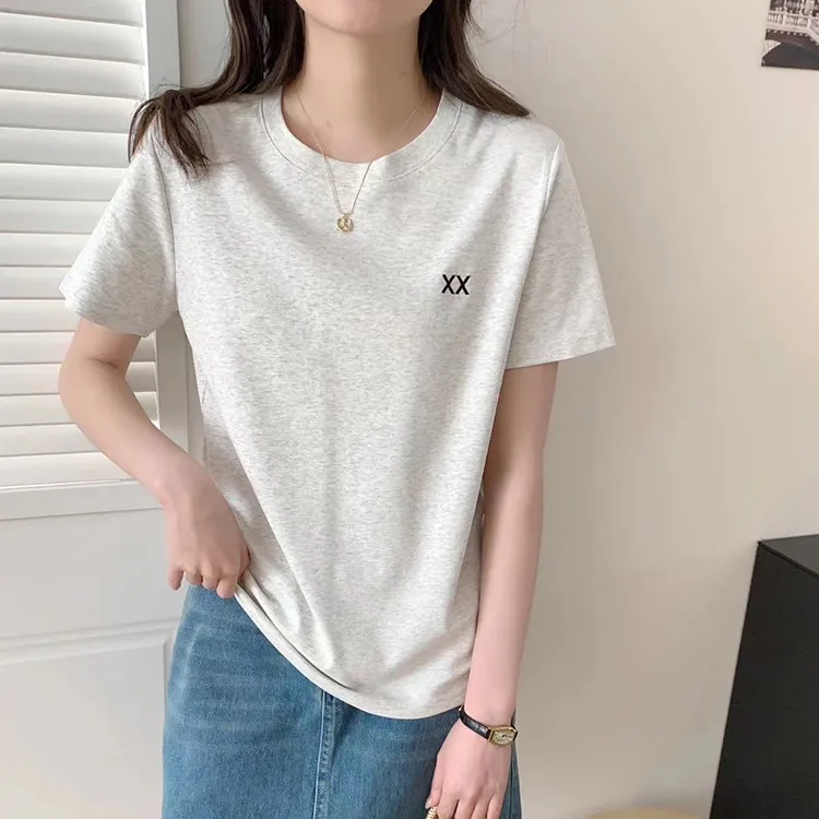 Katie Ermilio T Shirt Women's Gray-2