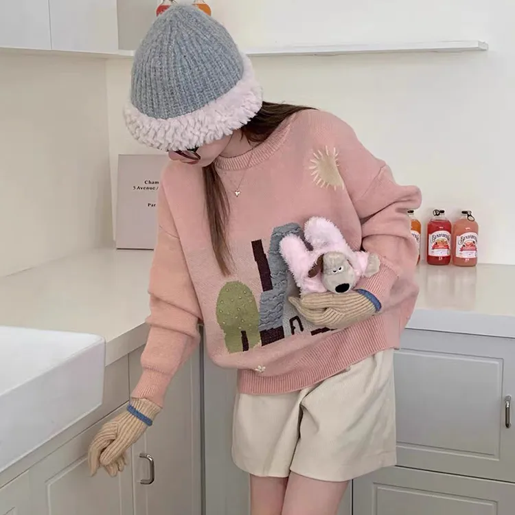 Katie Ermilio Knitwear Women's Pink-3