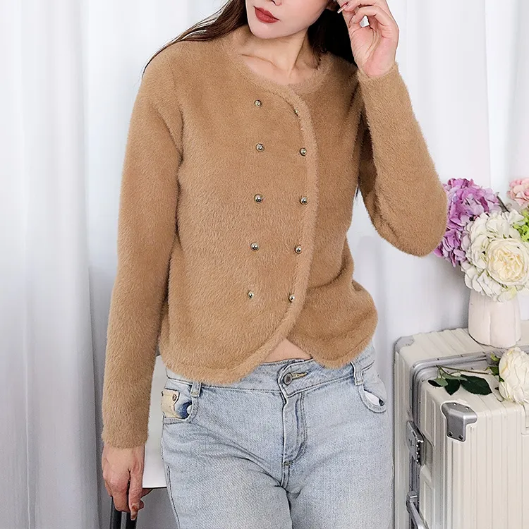 Katie Ermilio Sweater Women's Khaki-2