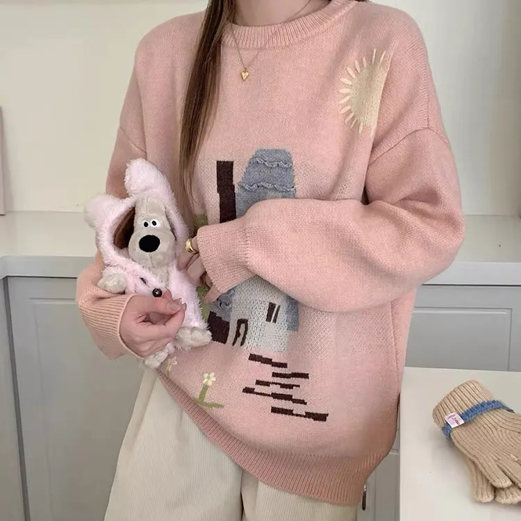 Katie Ermilio Knitwear Women's Pink-4