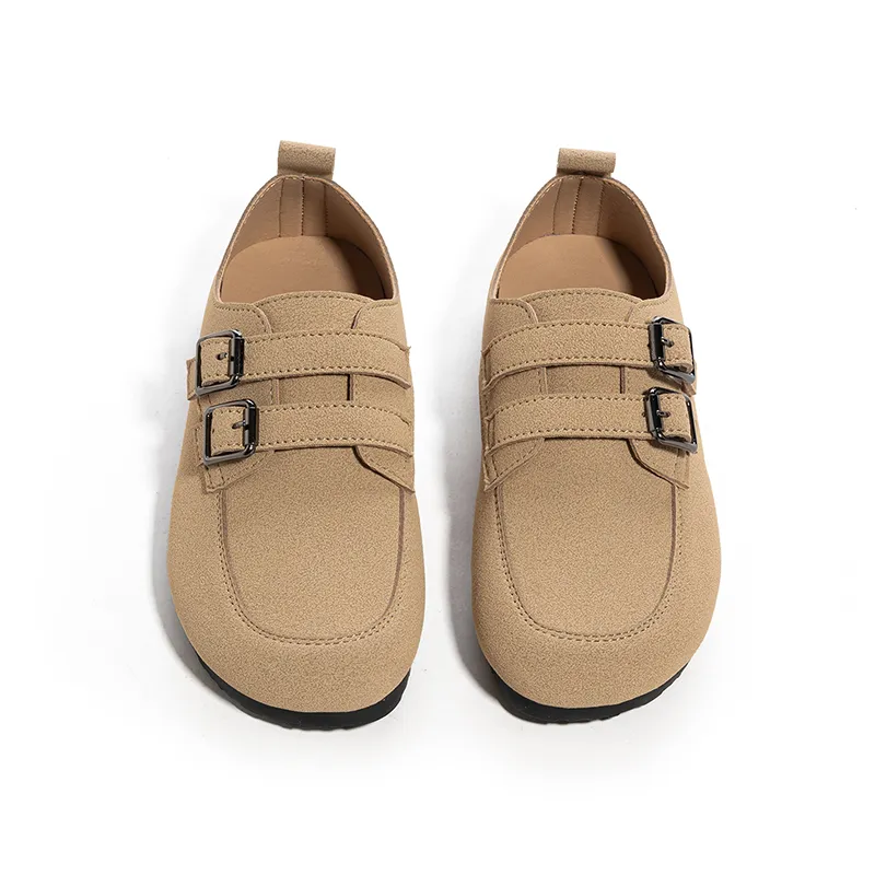 Babaya Slip Resistant Breathable Low Top Kids Lifestyle Shoes Khaki Kids'-4