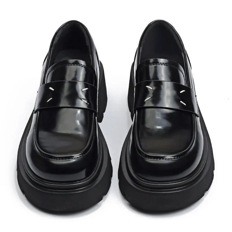 CENTRAL&KITTY Chunky Heel Platform Loafers 5.5cm Women's-1