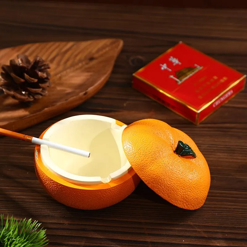 LUXFO Ashtrays Trendy With Lid Home Bedroom Tea Table Minimalist Style Cartoon Ornament-7