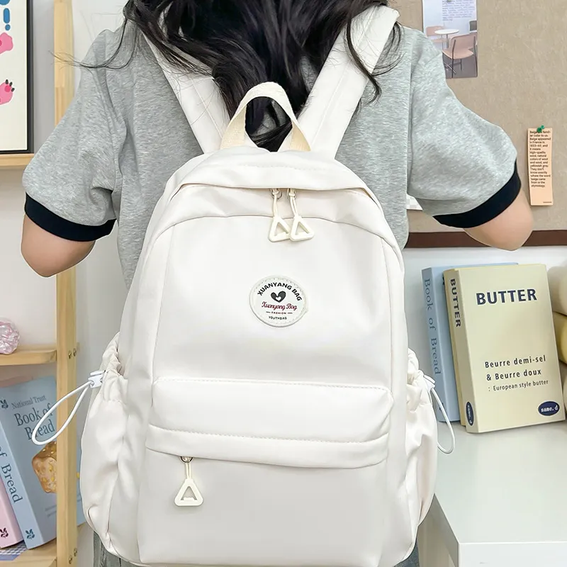 Barang Bear Nylon Fabric Backpack Unisex Multicolor-2