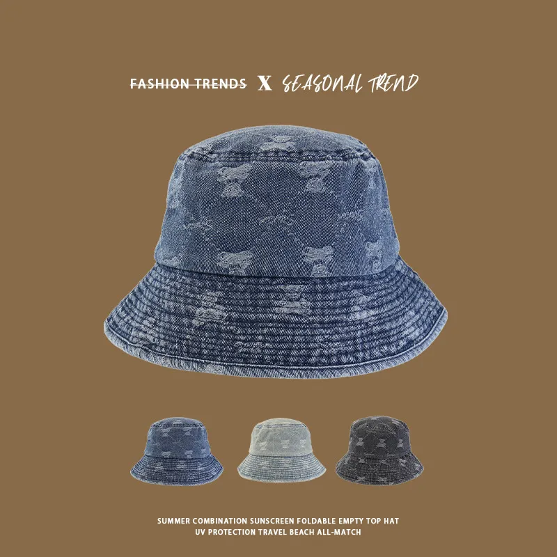 RX UVCUT Polyester Bucket Hats Unisex-1