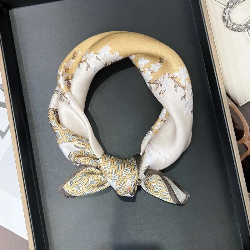 RX UVCUT Silk Scarves Unisex-1