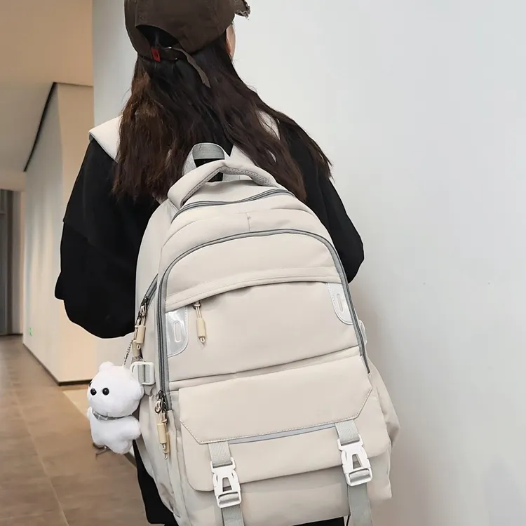 Barang Bear Nylon Backpack Regular Unisex Multicolor-1