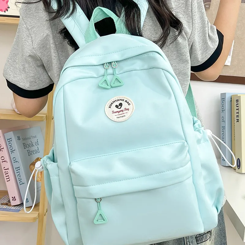 Barang Bear Nylon Fabric Backpack Unisex Multicolor-7