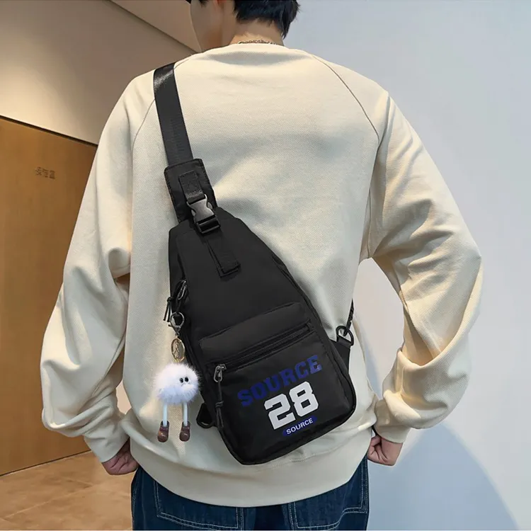Barang Bear Nylon Sling Bag Regular Unisex Multicolor-4