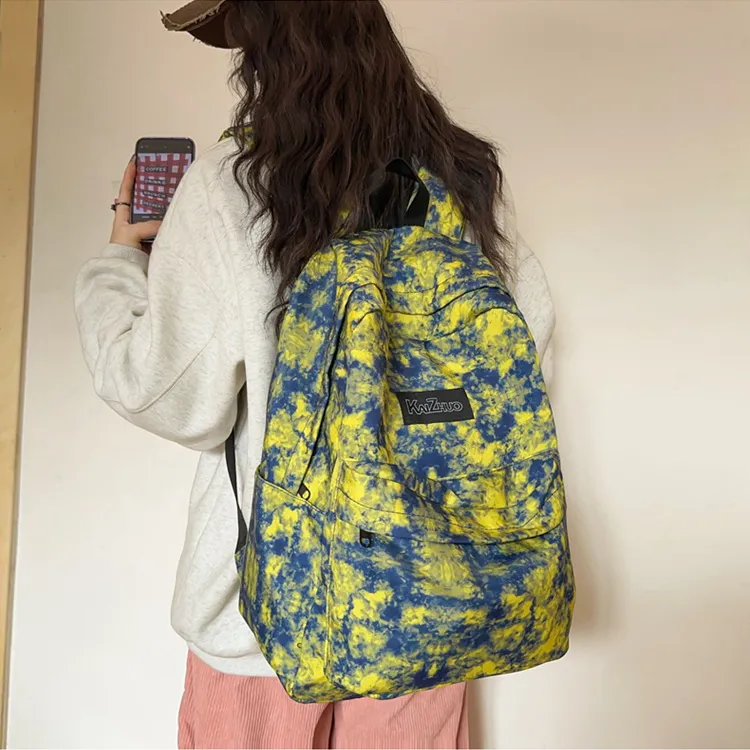Barang Bear Nylon Backpack Unisex Multicolor-3